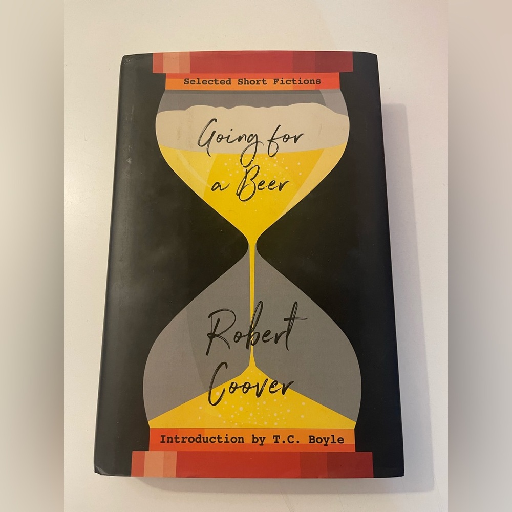 Robert Coover 'Going for a Beer' Coffee Table Book - Black and Yellow